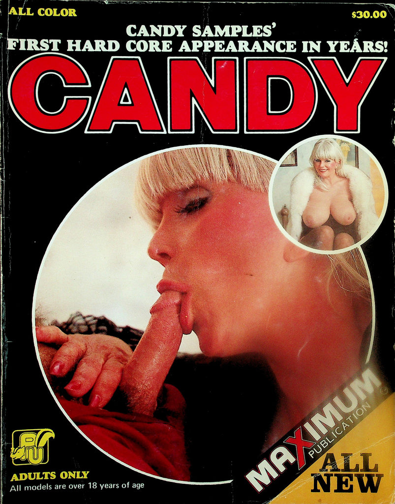 Candy Magazine   Candy Samples' First Hard Core Appearance In Years !  #1 1980's     121625lmp