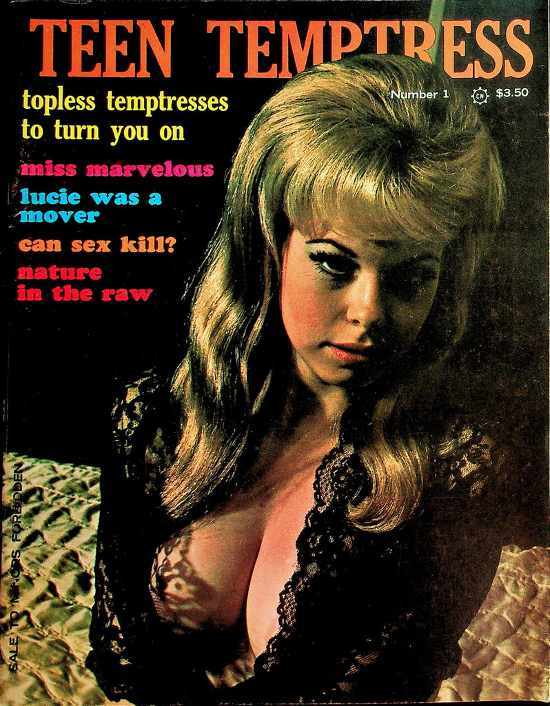 Teen Temptress 18+ Magazine  More, Myrna Centerfold / Salesgirl Sylvia  #1 1969   070226lmp-GSC