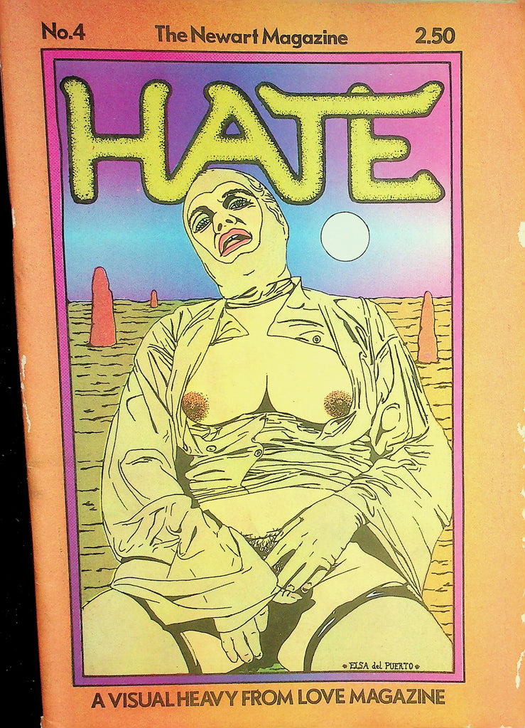 Hate Adult Newspaper Magazine  Pain & Pleasure Fuck  #4  1980's   090126lmp2-GSC