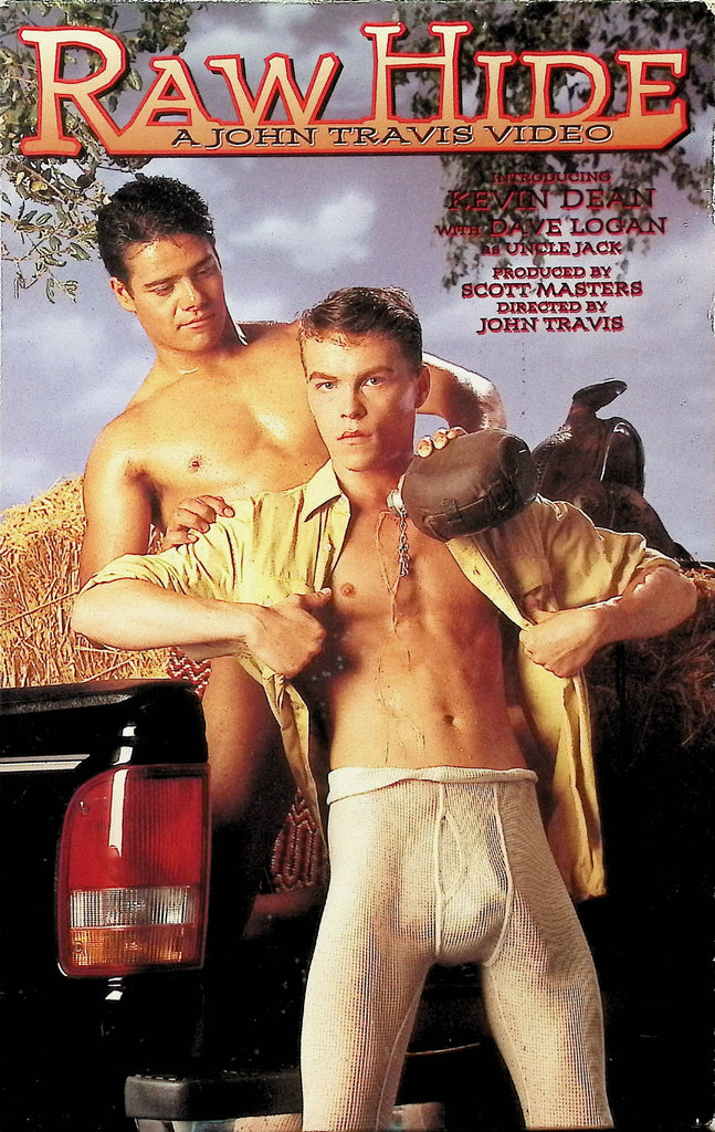 Raw Hide John Travis Video Kevin Dean Dave Logan 1994 Gay Male VHS 091924AMPVHS