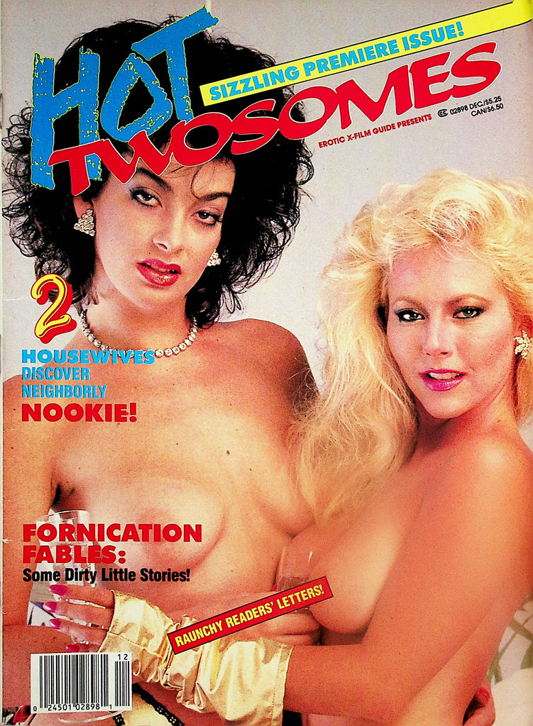 Hot Twosomes Magazine  Housewives Discover Neighborly Nookie!  #1 December 1989  Premiere Issue    113024lm-p2
