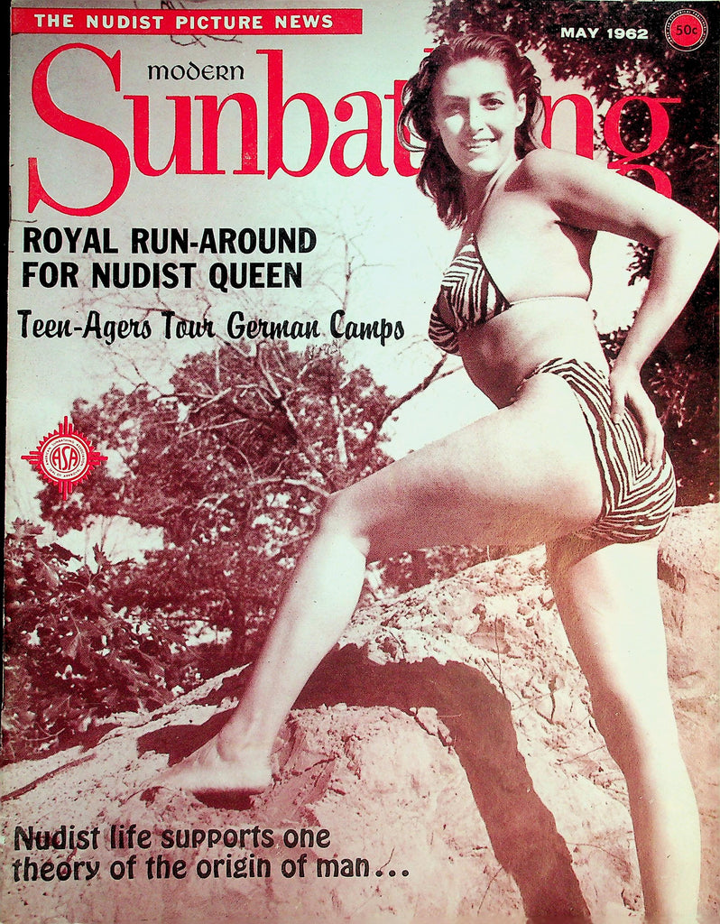 Modern Sunbathing Nudist Magazine  Royal Run-Around For Nudist Queen  May 1962    072526lmp-GSC