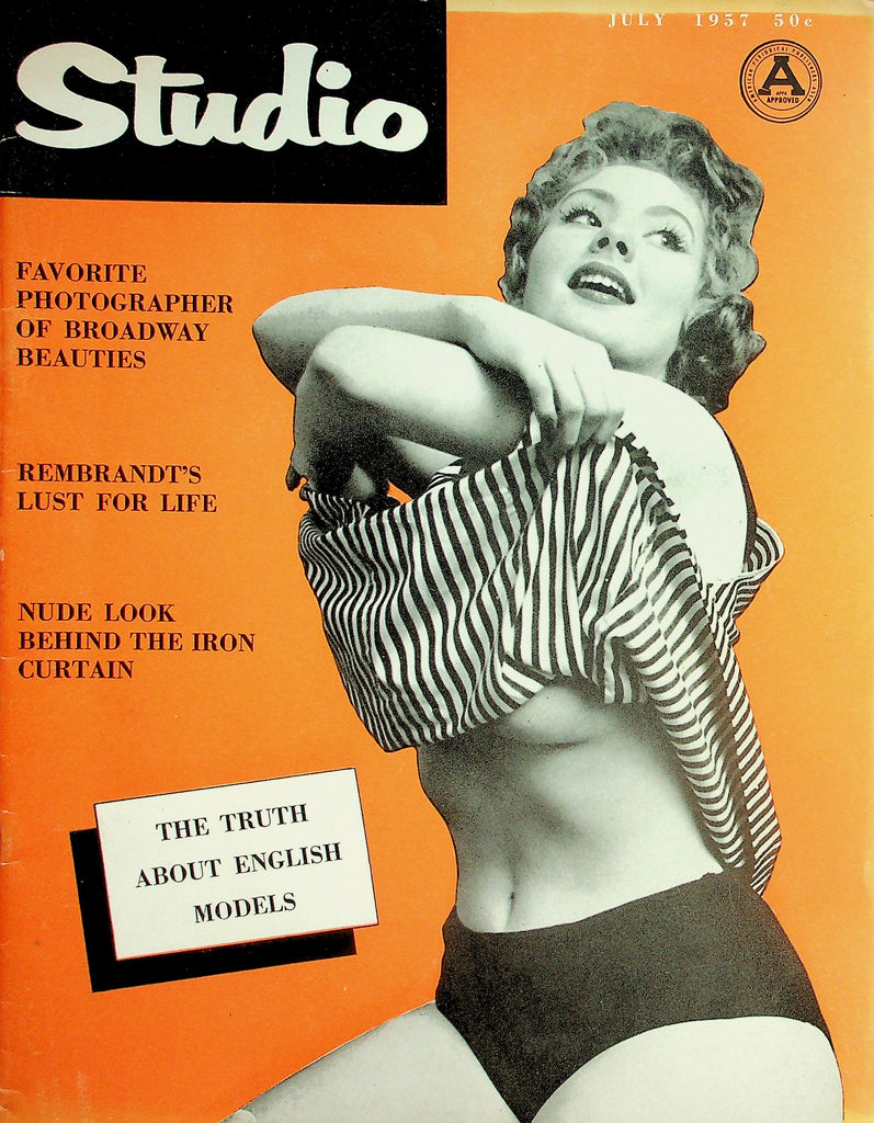 Studio Magazine  Jayne Mansfield  / Photographer Of Broadway Beauties  July 1957   032726lmp