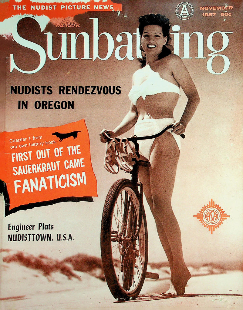 Modern Sunbathing Nudist Magazine   Nudists Rendezvous In Oregon   November 1957     072326lmp-GSC