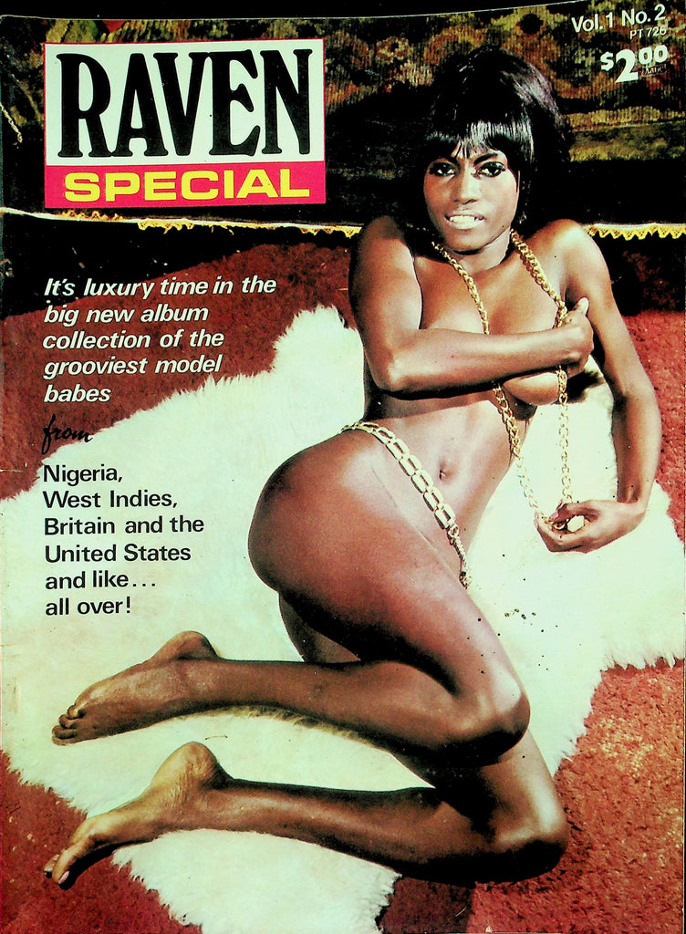 Raven Special Magazine Black Beauties From Nigeria, West Indies, Britain & The U.S.   vol.1 #2 1970's    071026lmp-GSC