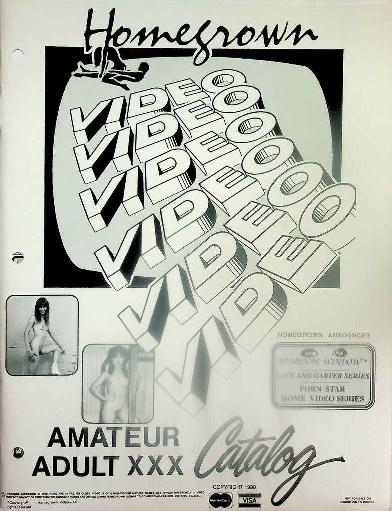 Homegrown Video Amateur Adult XXX Catalog 1990  101625lm-p