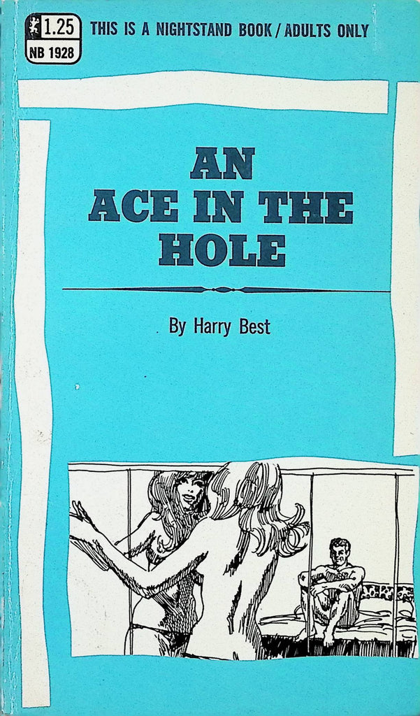 An Ace in the Hole by Harry Best Nightstand Book NB1928 1969 Adult Erotic Paperback Novel-071224AMP