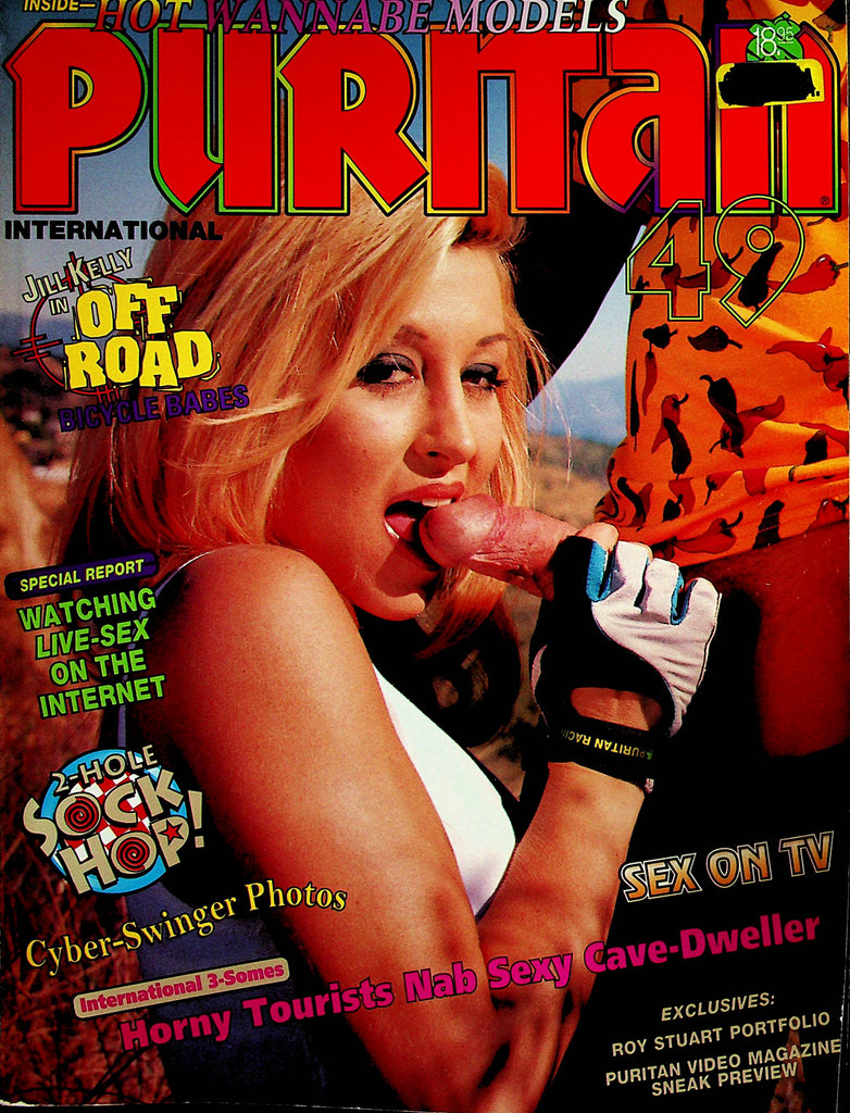 Puritan International Magazine  Jill Kelly In Off Road Bicycle Babes  #49 1996  041724lm-p2