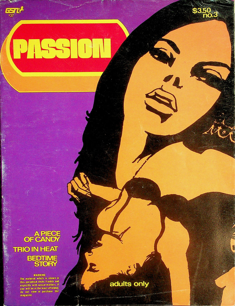 Passion Magazine  A Piece Of Candy / Trio In Heat  #3 1973   080326lmp-GSC
