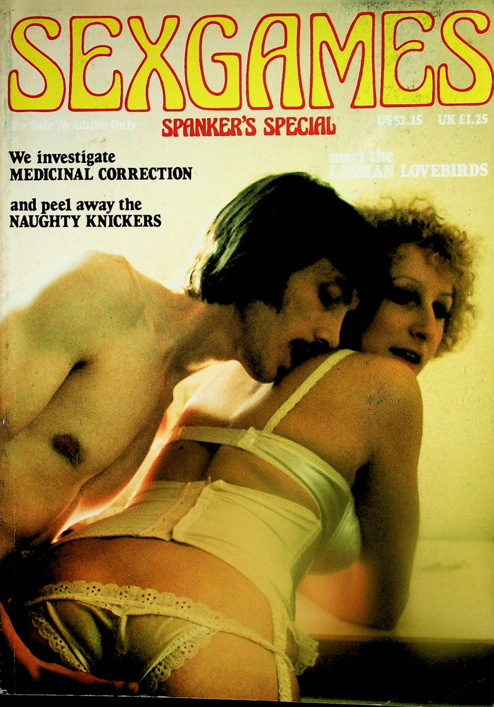 Sex Games Magazine  Spankers Special - Peel Away Naughty Knickers  1970's    071225lm-p