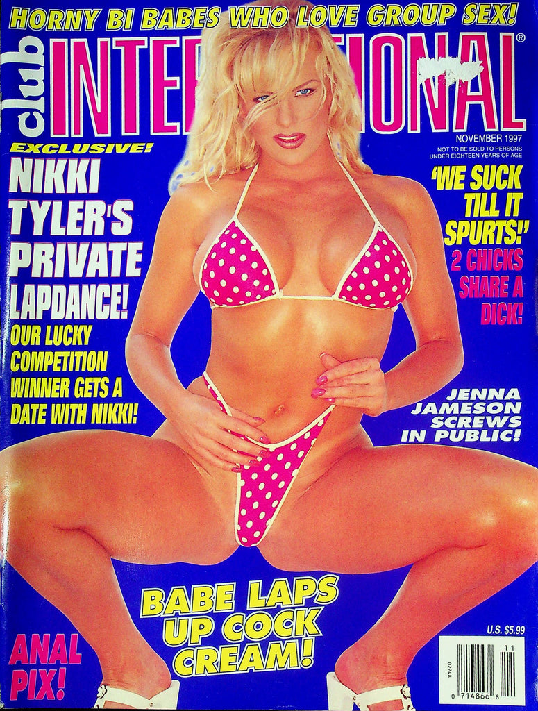 Club International Magazine Nikki Tyler & Jenna Jameson November 1997 093024RP