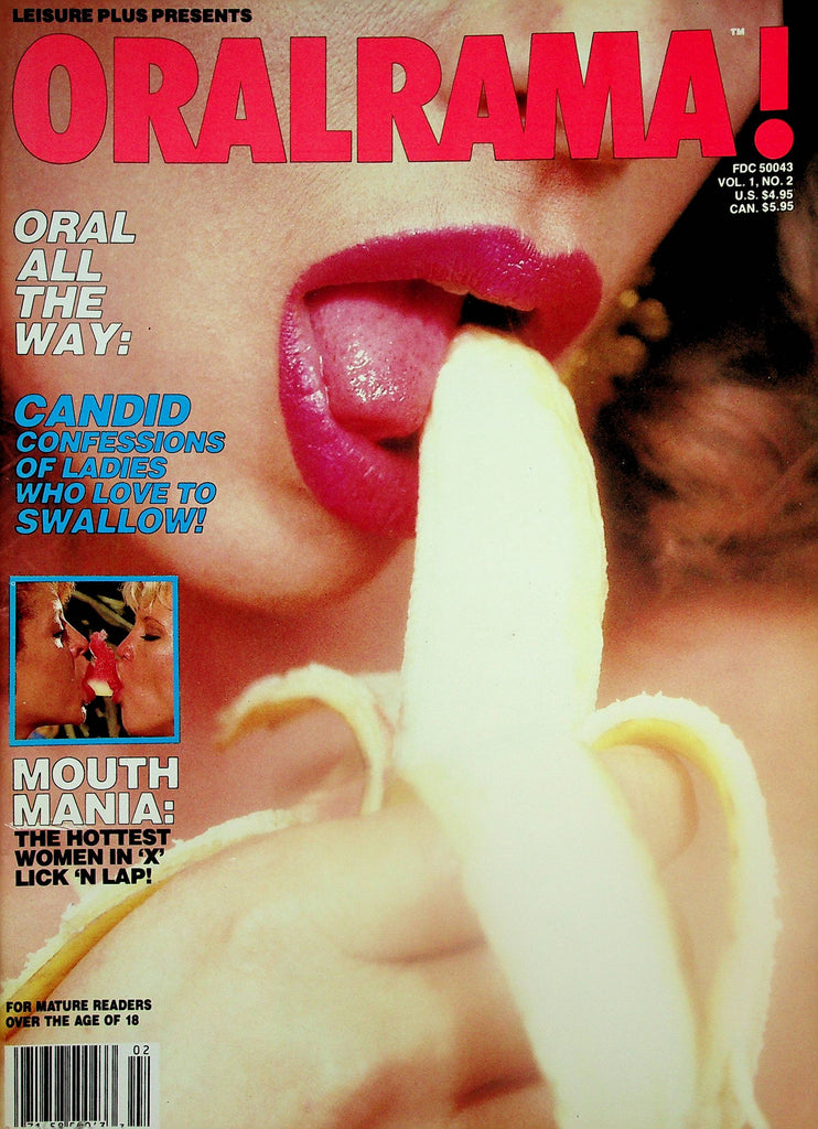 Oralrama! Magazine Sharon Mitchell, Barbara Dare, Taija Rae  & More!  vol.1 #2 1988   063025lm-p