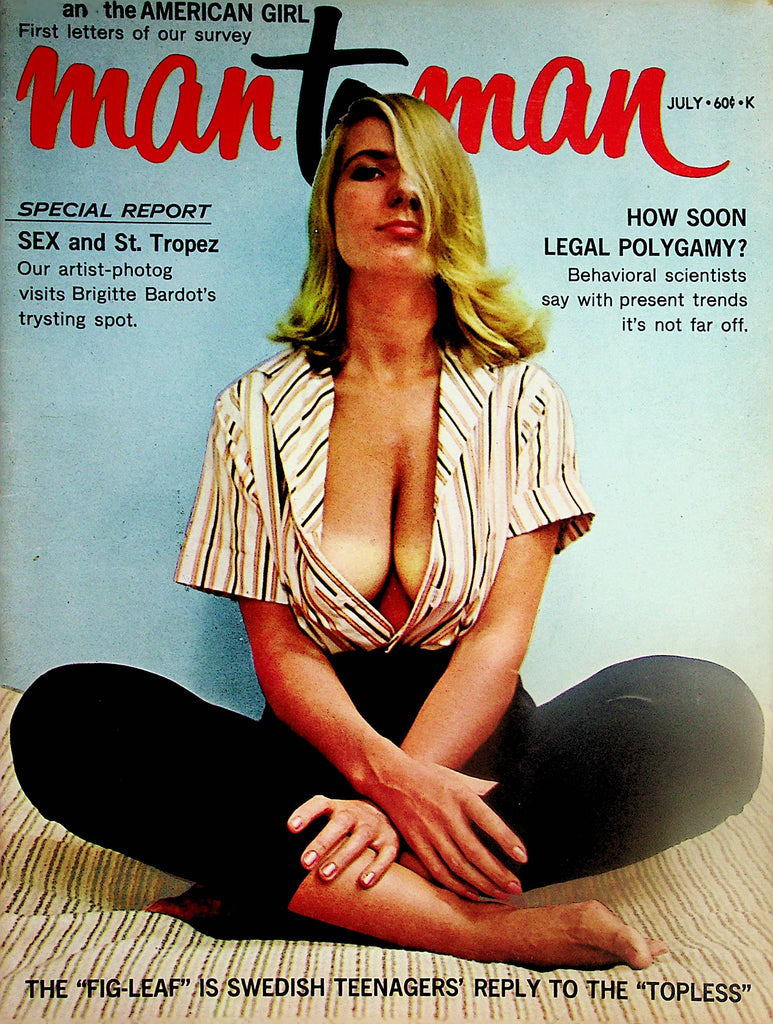 Man To Man Magazine  Centerfold Joanne LeClaire  July 1965    041224lm-p
