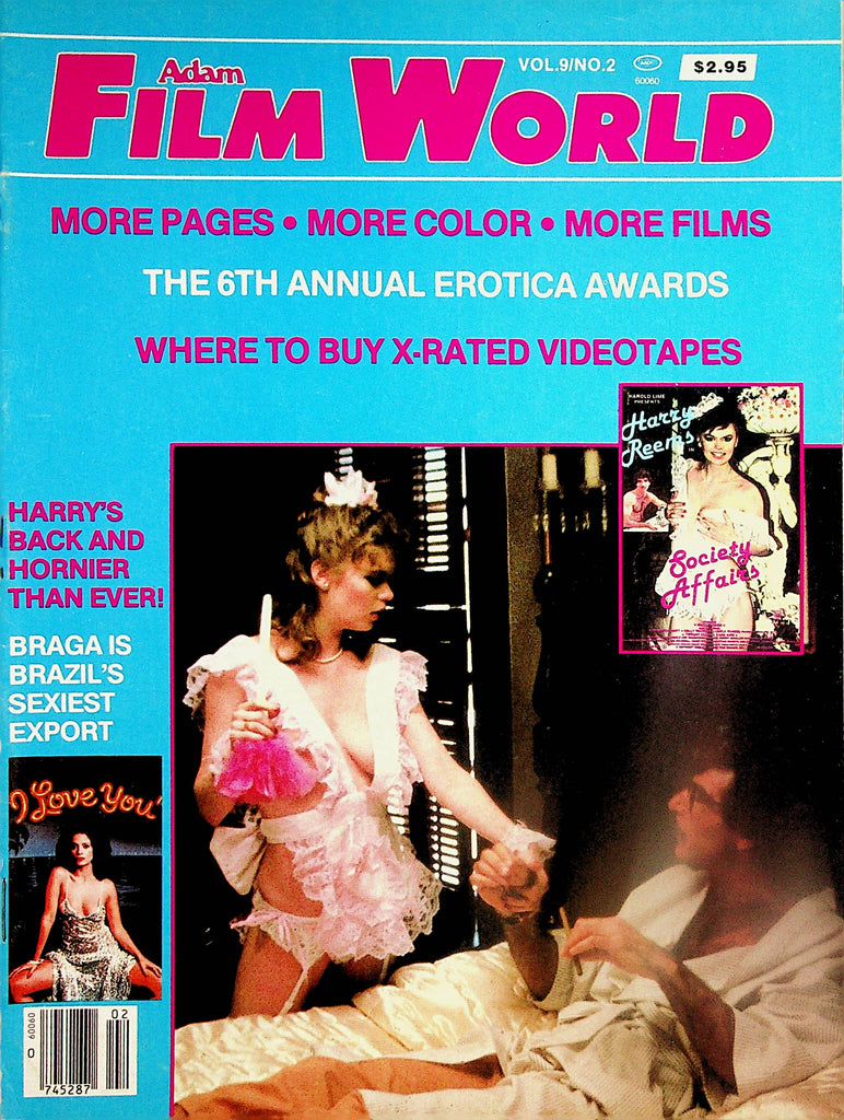 Adam Film World Magazine  Harry Reems in Society Affairs / 6th Annual Erotica Awards vol.9 #2 1982  063024lm-p