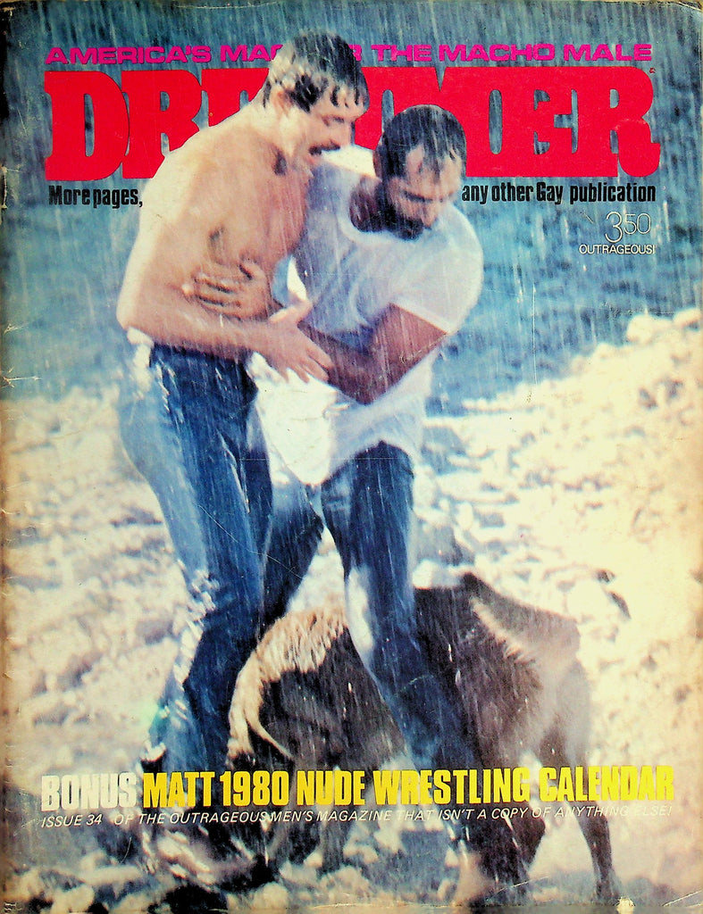 Drummer Gay Magazine  w/ Bonus Matt 1980 Nude Wrestling Calendar  vol.4  1980     101626lmp-GSC