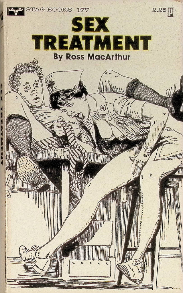 Sex Treatment by Ross MacArthur 1976 177 Stag Books Adult Paperback Novel 082725AMP