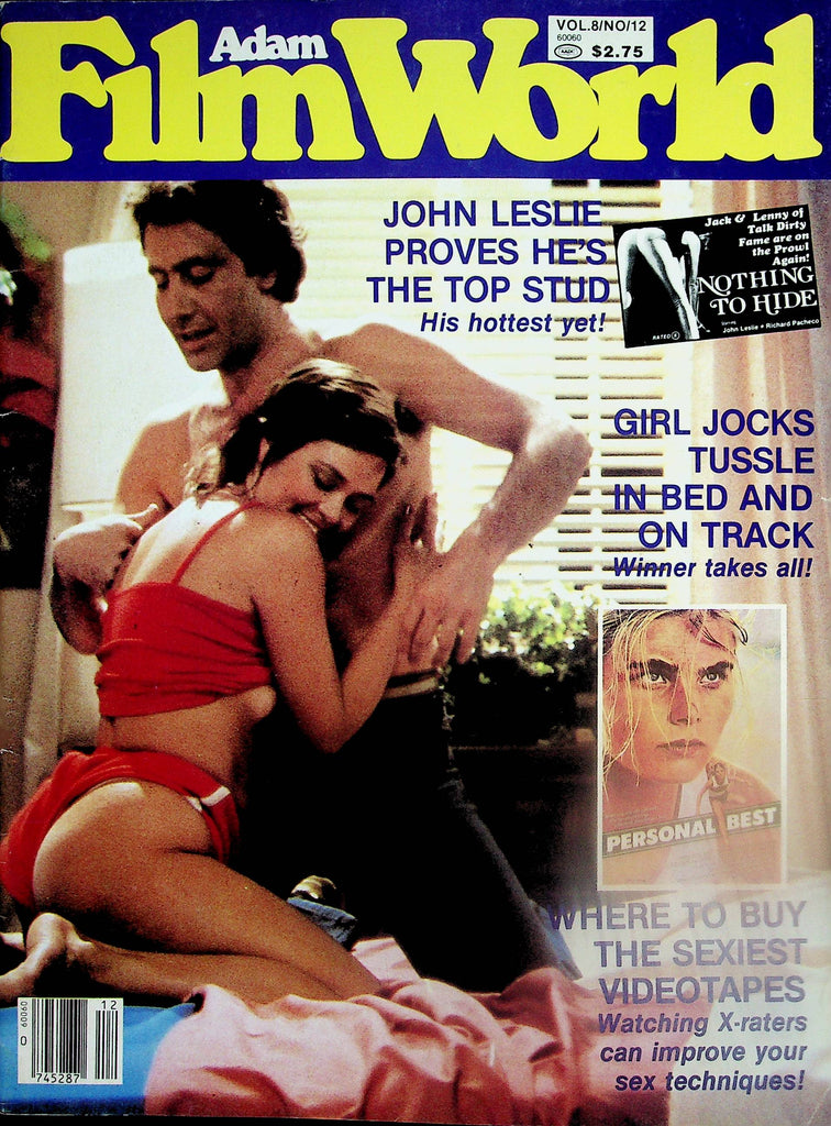 Adam Film World Magazine  John Leslie Top Stud / Seka, Vanessa Del Rio  vol.8 #12  1982   071425lm-p
