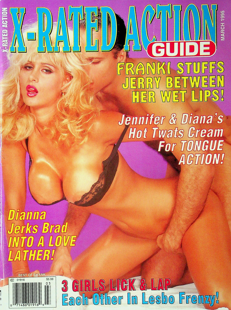X-Rated Action Guide Magazine Ft. Franki & Jennifer March 1995 050325RP