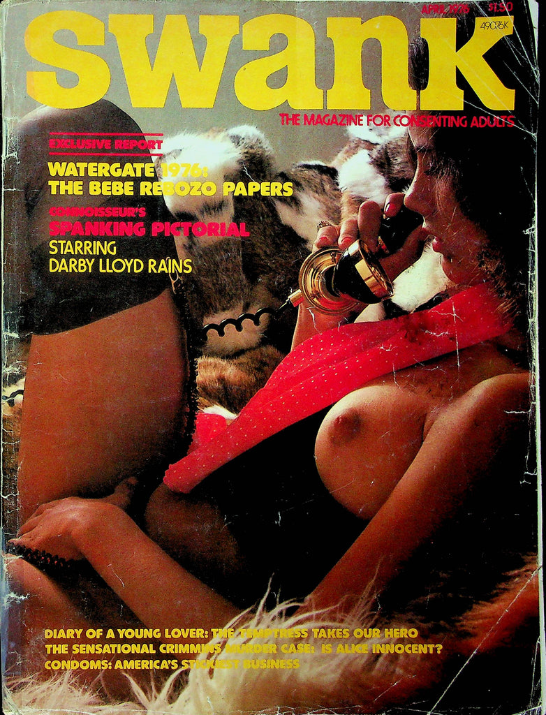 Swank Magazine Darby Lloyd Rains April 1976 072623RP