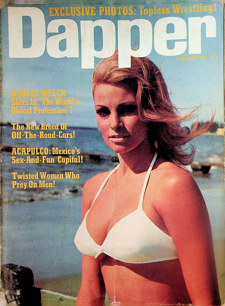 Dapper Magazine  Raquel Welch / Topless Wrestling  February 1968  020425lm-p