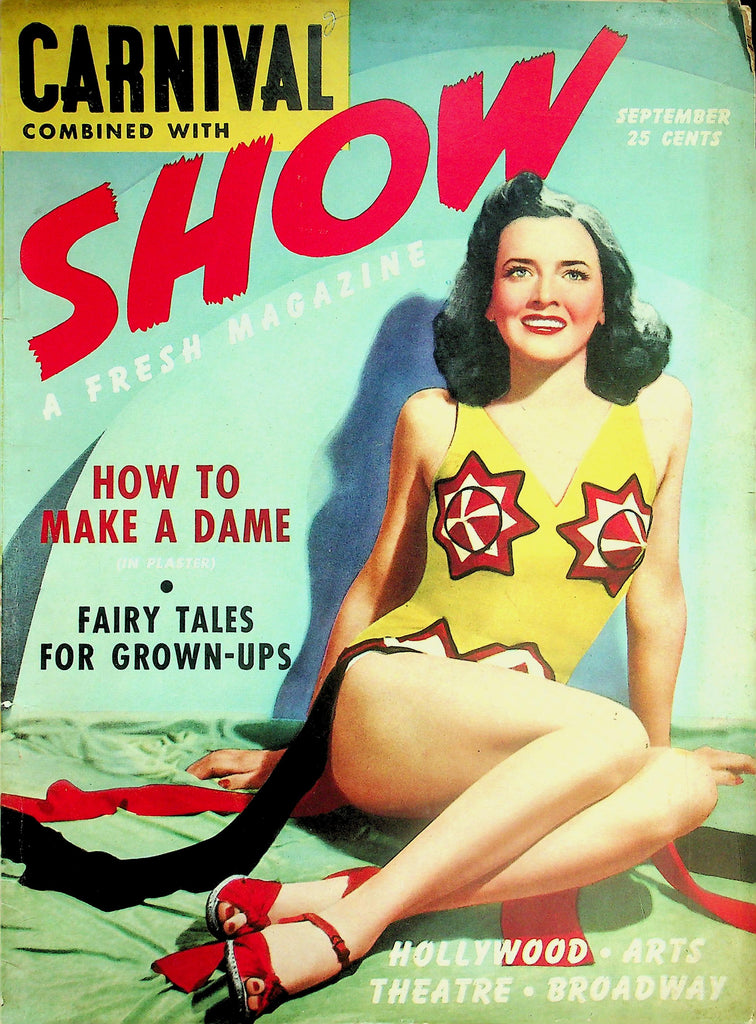 Carnival Combined With Show Magazine  Hollywood, Arts, Theatre, Broadway   September 1940  062826lmp-GSC