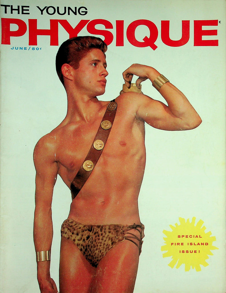 The Young Physique 18+ Men's Gay Interest Magazine  Special Fire Island Issue!  Cover Guy Mark Nixon  June 1960  102426lmp-GSC