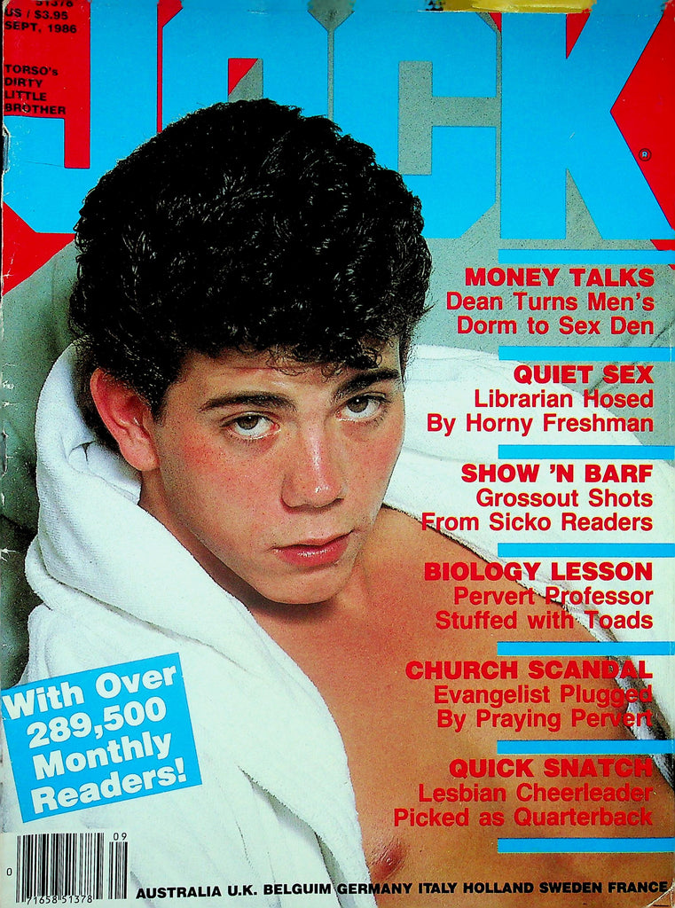 Jock Gay Magazine   Cover Guy Mike   September 1986      010826lmp