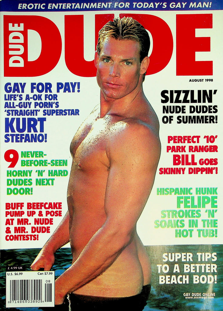 Dude Gay Magazine  Gay For Pay! Kurt Stefano  August 1998   031726lmp