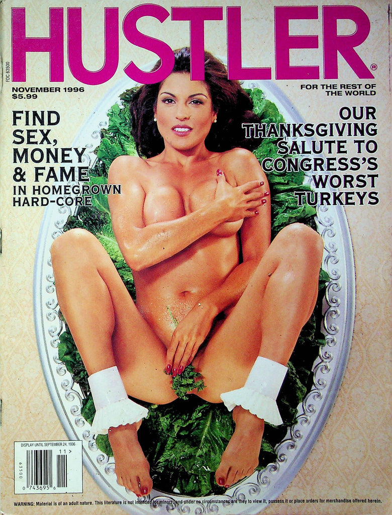 Hustler Magazine Thanksgiving Issue November 1996 063023RP