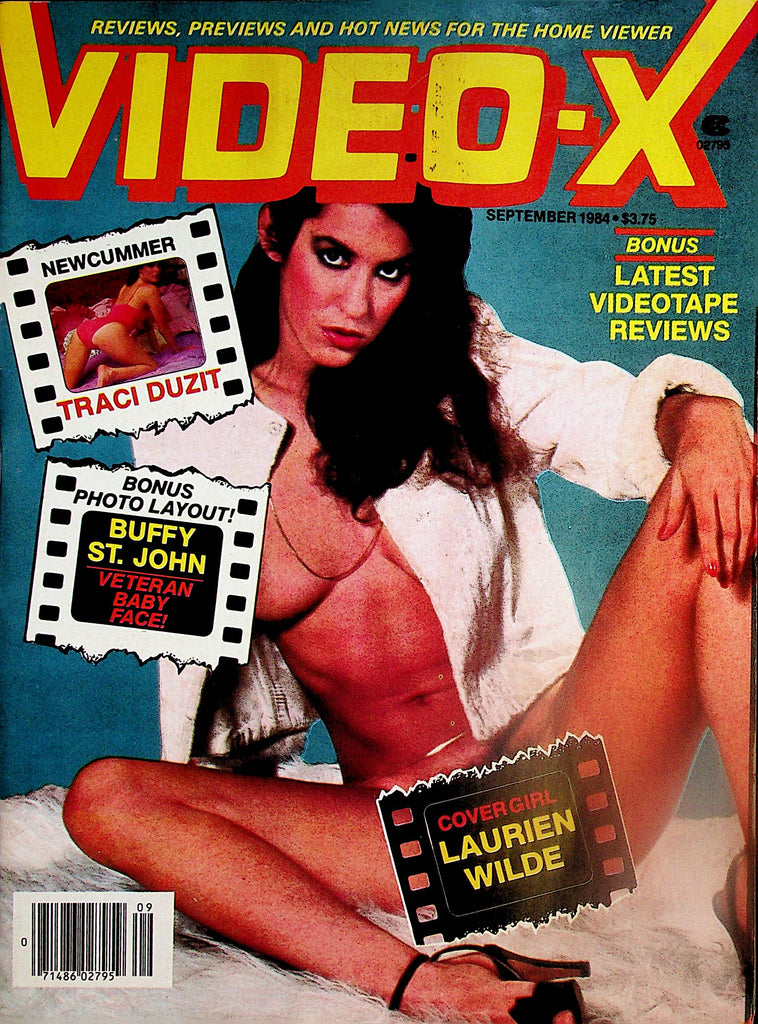 Video-X Magazine  Covergirl Lauren Wilde  September 1984  011825lm-p