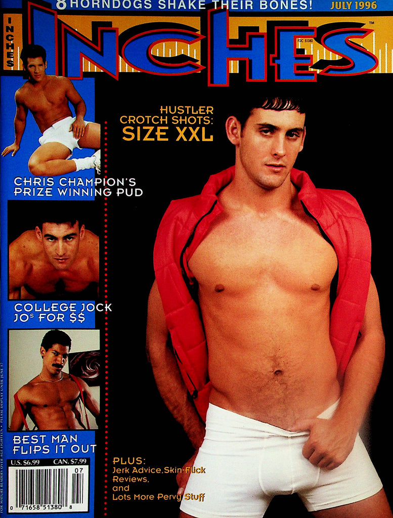 Inches Gay Magazine   Hustler Crotch Shots:  Size XXL   July 1996     061424lm-p