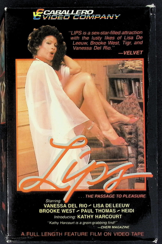 Lips ft. Vanessa Del Rio, Lisa De Leeuw, Brooke West Adult VHS Caballero Home Video 111825AKVHS