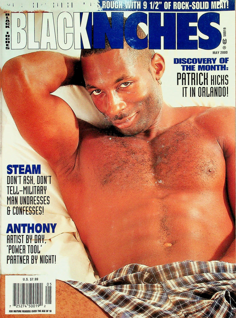 Black Inches Gay Magazine   Cover Guy Patrick  May 2000   031426lmp