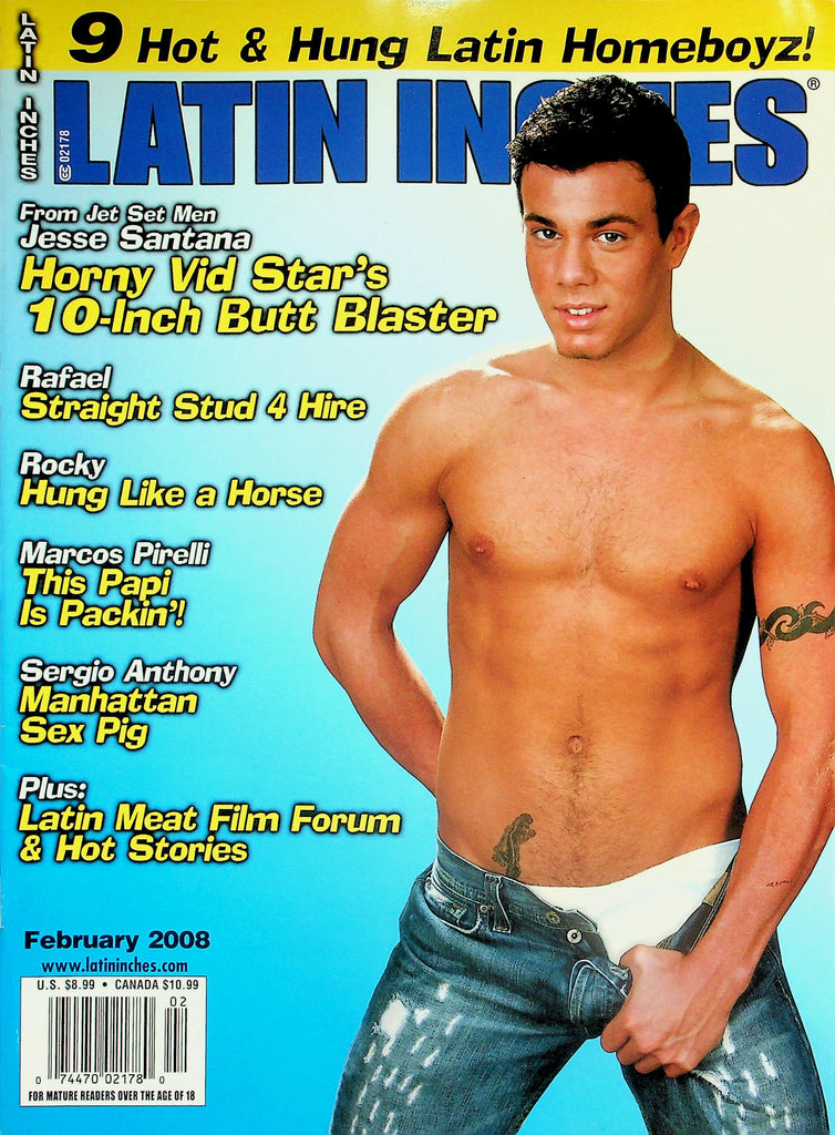 Latin Inches Gay Magazine   Jesse Santana Horny Vid Star's 10-Inch Butt Blaster  February 2008     031426lmp
