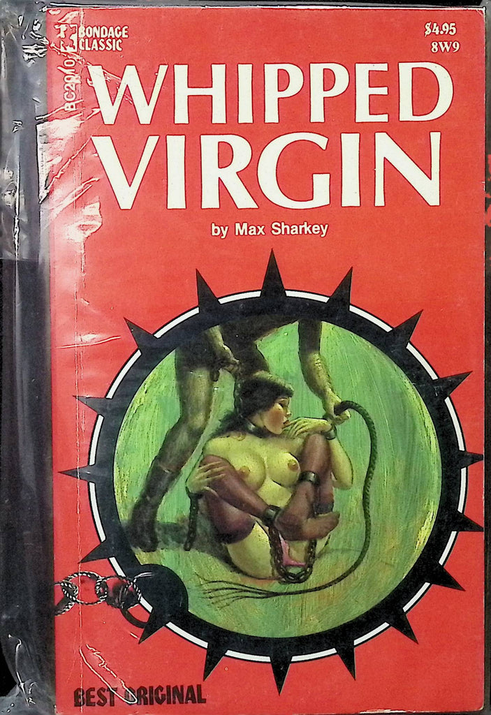 Whipped Virgin Max Sharkey BC2010 1970s Best Original Greenleaf Bondage Classic BDSM Bondage Fetish Adult Paperback Novel -111424AMP