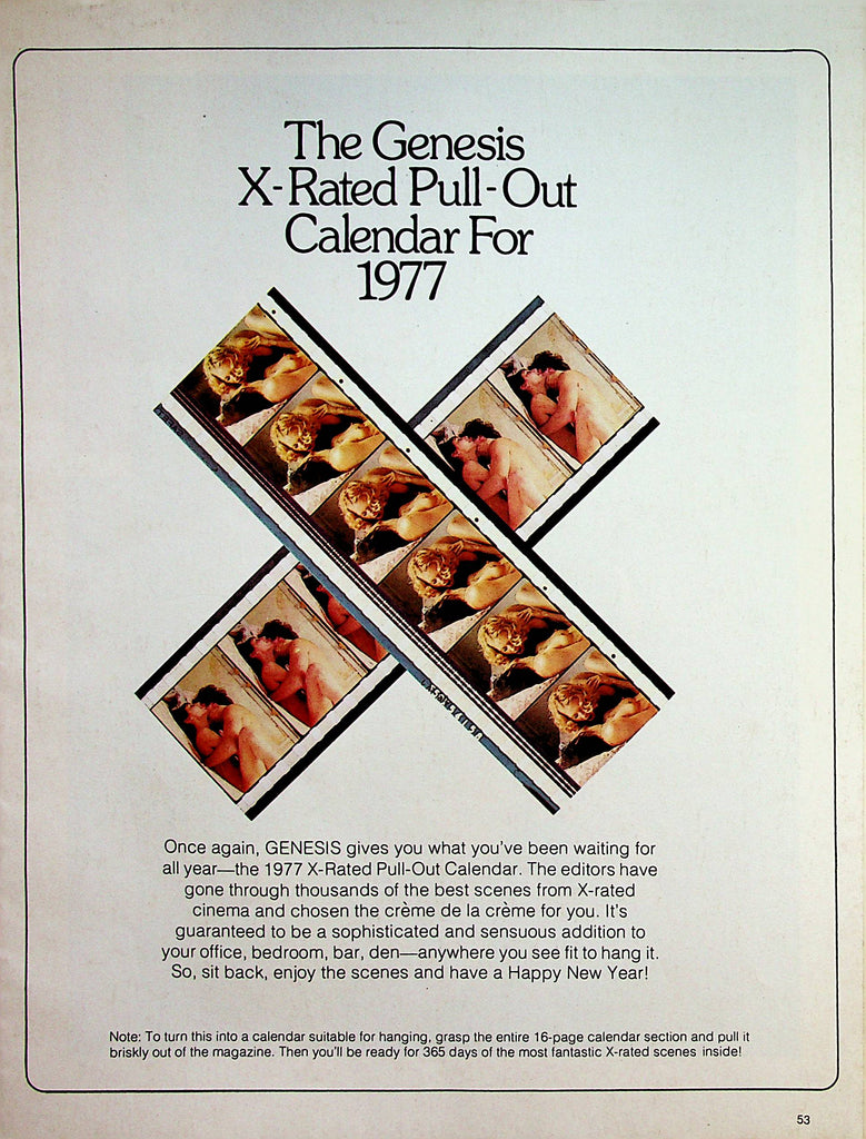 The Genesis X-Rated Calendar For 1977    042723lm-p2