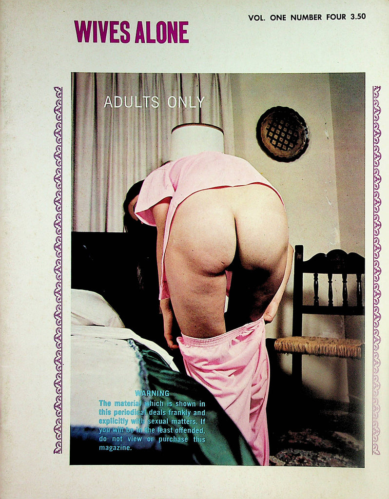 Wives Alone Magazine    Sexy Mischief   vol.1 #4  1971    022124lm-p
