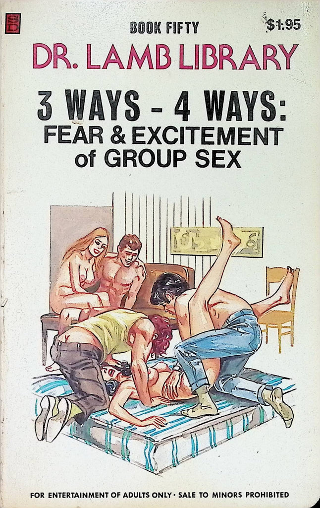 3 Ways-4 Ways Group Sex LL50 1974 Case Studies Dr Lamb Library Star Distributors Adult Paperback Novel -111824AMP
