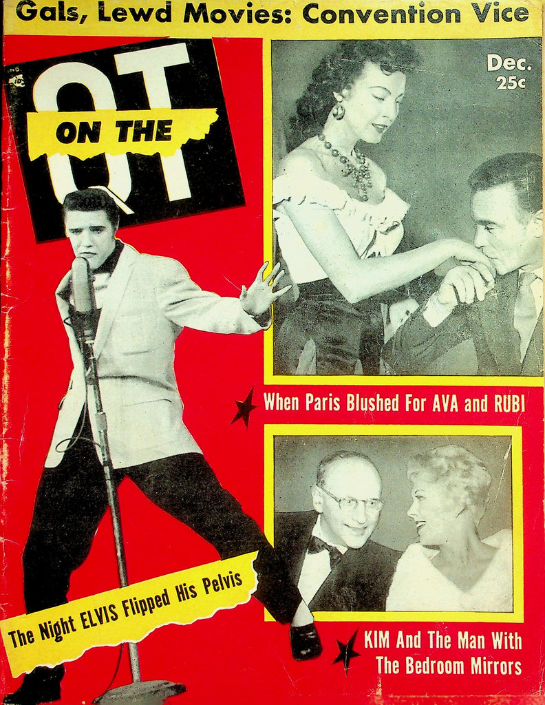 On The QT Magazine  The Night Elvis Flipped His Pelvis / Kim Novak  December 1956     052926lmp-GSC