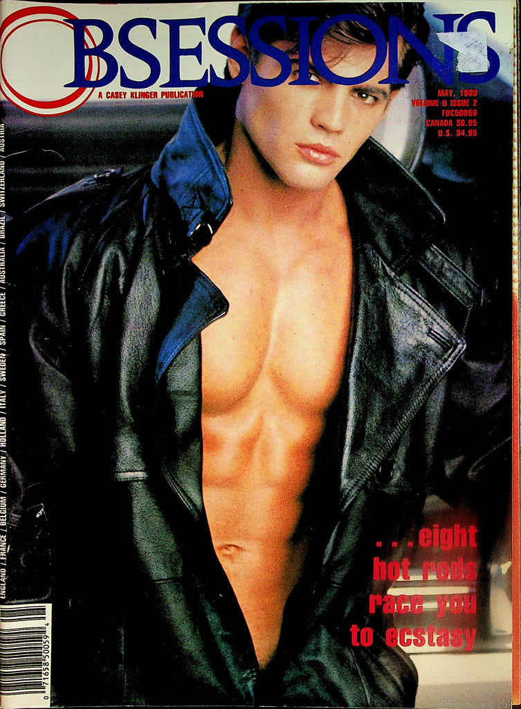 Obsessions Gay Magazine   Coverguy Jeff Stryker  May 1989     102123lm-p