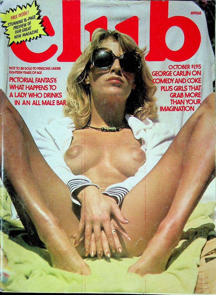 Club Magazine George Carlin October 1976 111523RP