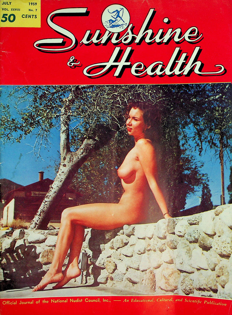 Sunshine & Health Nudist Magazine  Nudist Pictorial  July 1959   012426lmp