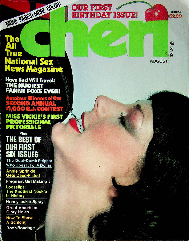 Cheri Magazine Fanne Foxe August 1977  121523RP