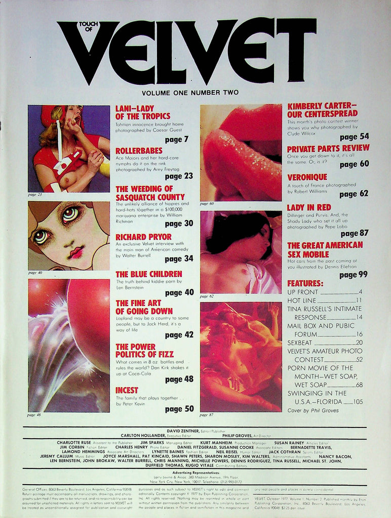 Velvet Magazine Lani Lady Of The Tropics Vol.1 No.2 good reading copy 020924RP