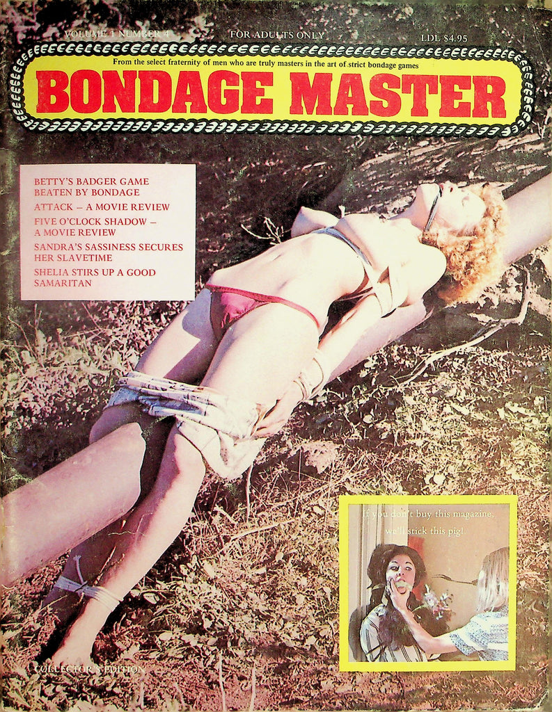 Bondage Master Magazine  Betty's Badger Game / Sandra's Sassiness  vol.1 #4  1977     102626lmp2-GSC