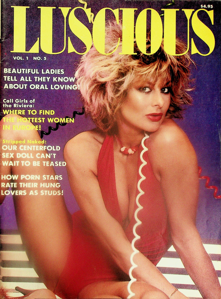 Luscious Magazine  Beautiful Girls Tell All About Oral Loving   vol.1 #5  1986  112425lmp