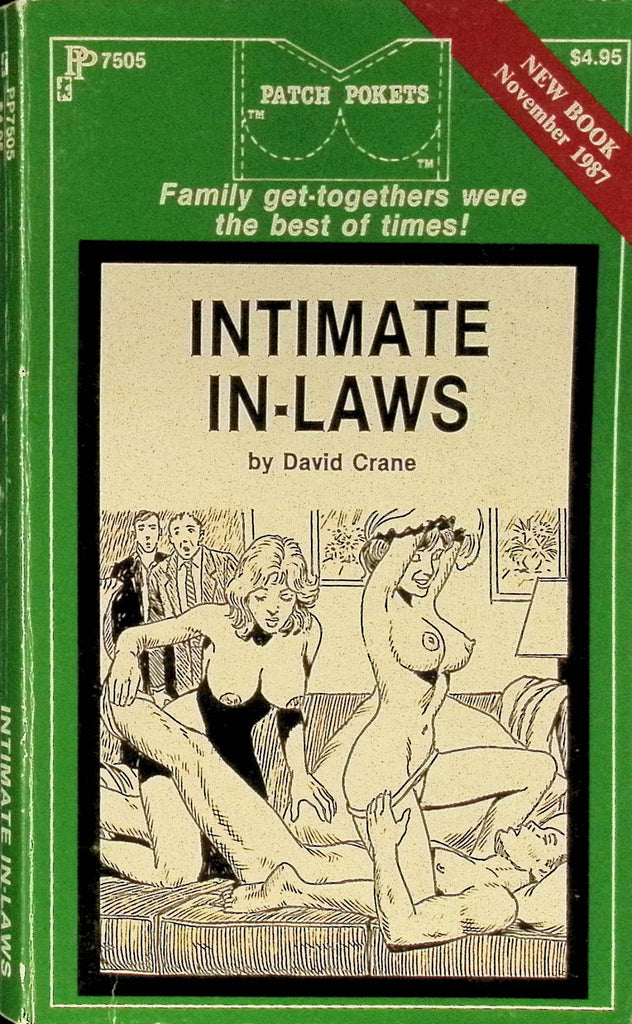 Intimate In-Laws by David Crane November 1987 PP7505 Patch Pockets Greenleaf Classics Adult Paperback Novel 080625AMP