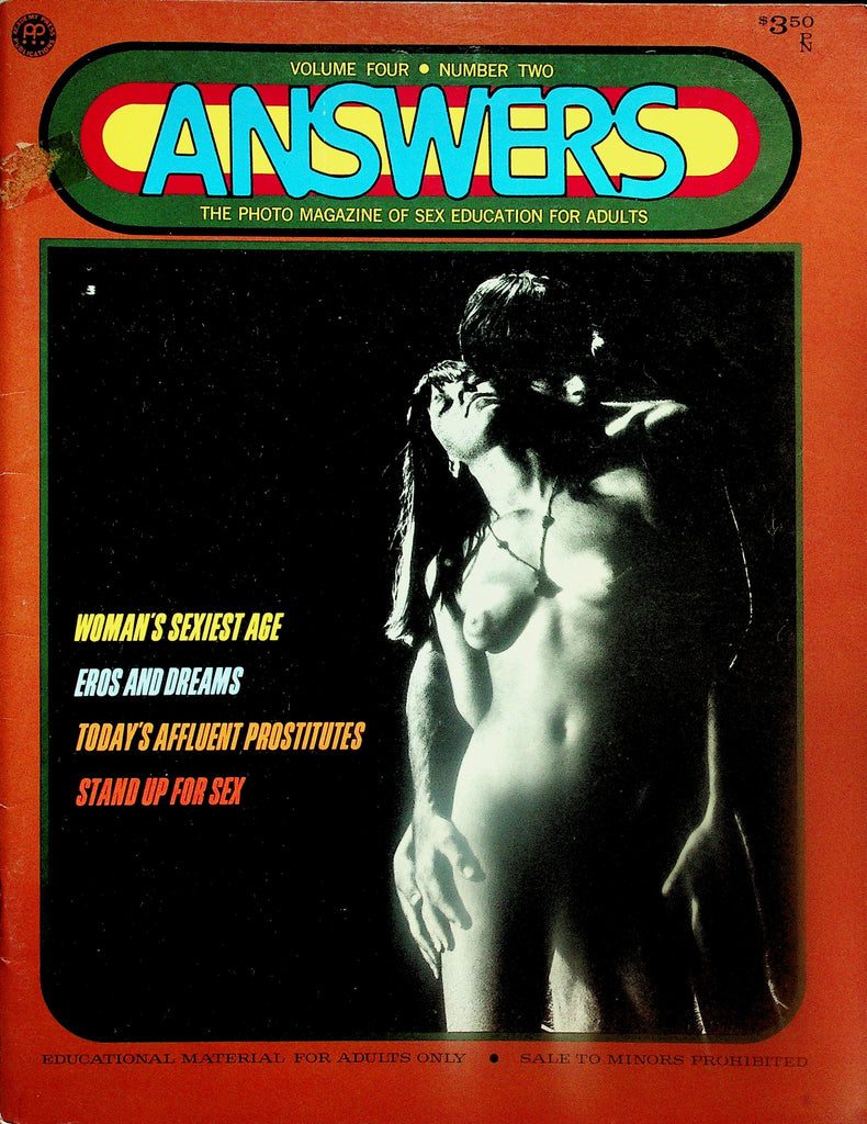 Answers Magazine  Sex Education: Stand Up For Sexs, Eros and Dreams vol.4 #2  November 1973 060926AMP-
