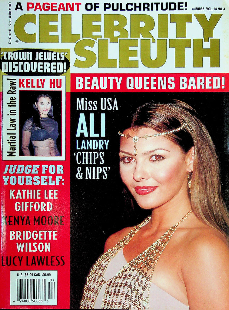 Celebrity Sleuth Magazine Beauty Queens Bared Ft. Ali Landry & Kelly Hu Vol.14 No.4 031425RP