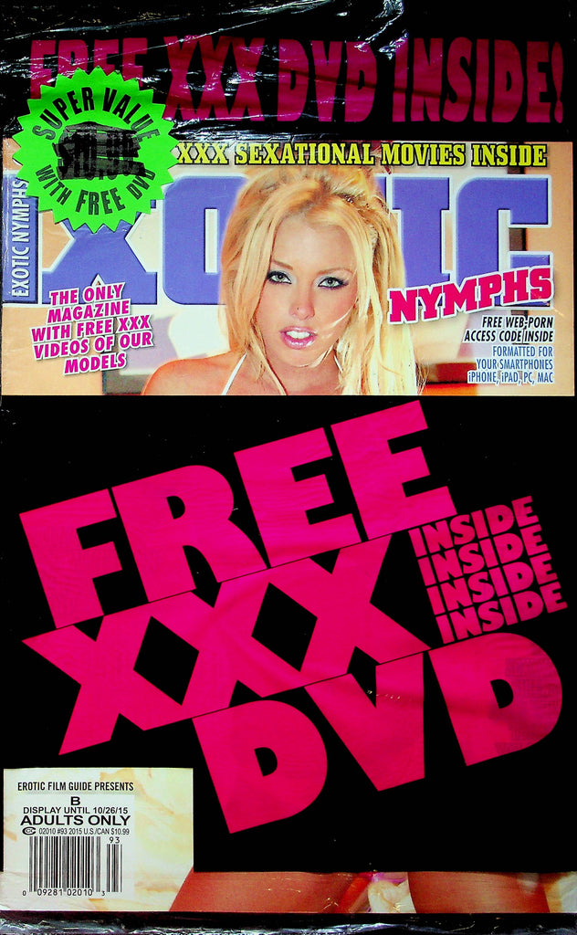 Exotic Nymphs Magazine #93 2015 SEALED W/DVD 080823RP3